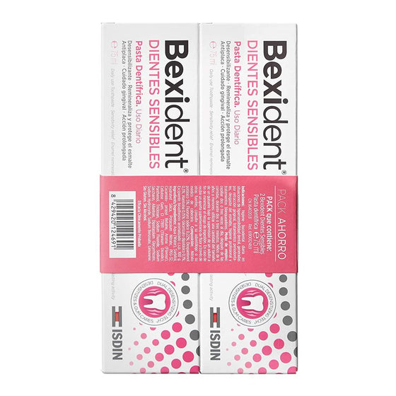 Pasta de Dientes Isdin Bexident 2 x 75 ml Dientes sensibles
