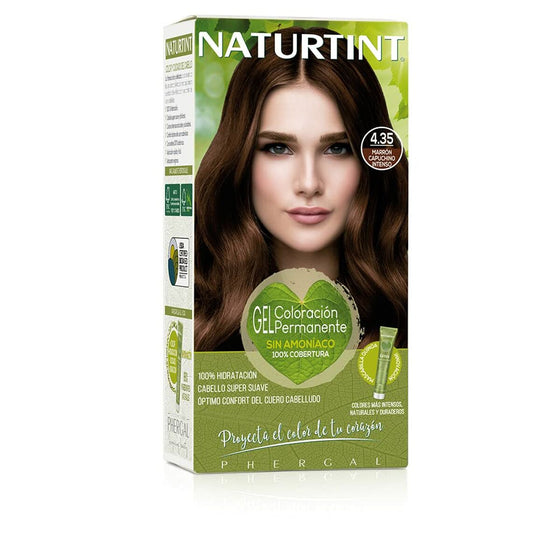 Permanent Dye Naturtint Naturtint 4.35 marrón capuccino intenso Ammonia-free (170 ml)