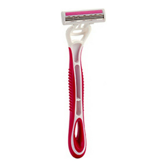 Disposable Razor Pink Metal Plastic (4 Pieces)