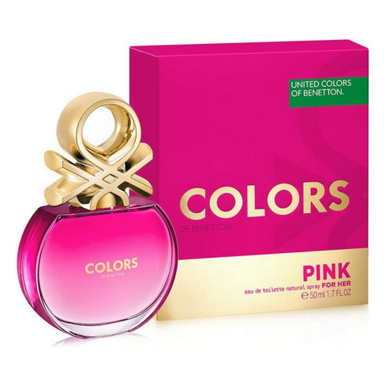 Women's Perfume Colors Pink Benetton EDT (50 ml) (50 ml)