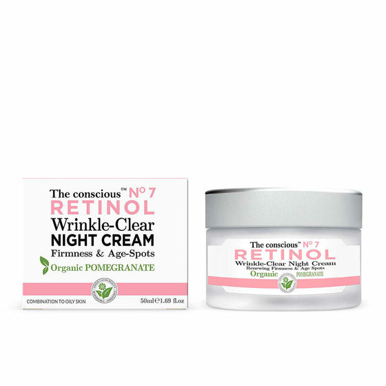 Anti-Wrinkle Night Cream The Conscious Retinol Pomegranate (50 ml)