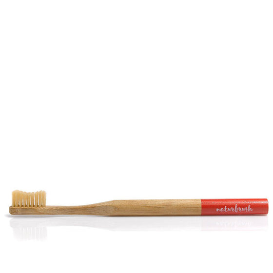 Toothbrush Naturbrush Bamboo Biodegradable Red (1 Piece)