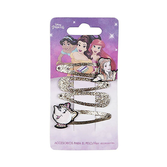 Haarspangen Princesses Disney 4 Stück Bunt