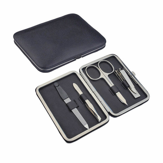 Manicure Set Touch of Beauty 5 Pieces Black polypropylene
