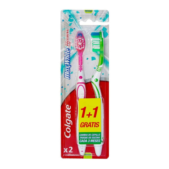 Toothbrush Colgate Max White (2 uds)