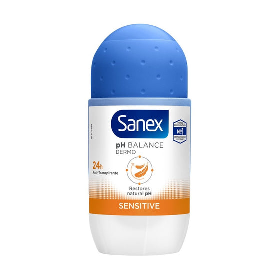 Roll-On Deodorant Sanex Sensitive (45 ml)