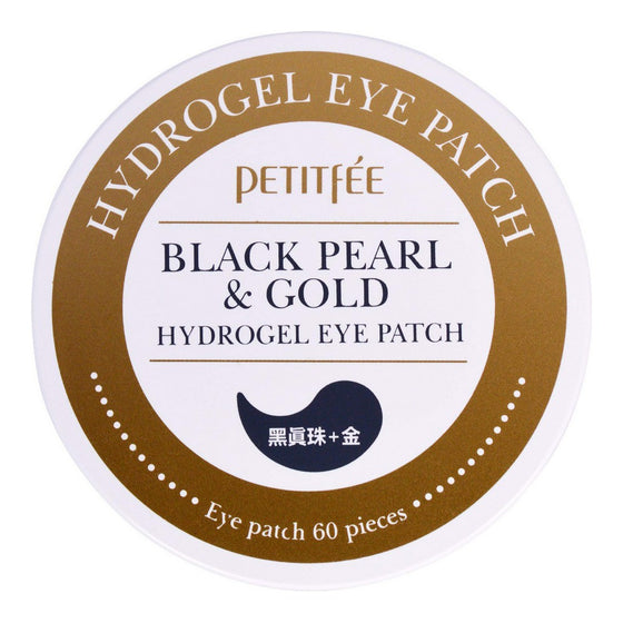 Patch for the Eye Area Petitfée Black Pearl & Gold 60 Units