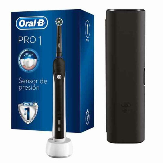 Electric Toothbrush Oral-B Cross Action Pro 750 3D Negro (2 Pieces)