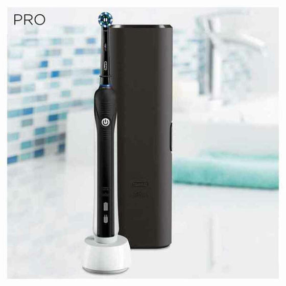 Electric Toothbrush Oral-B Cross Action Pro 750 3D Negro (2 Pieces)