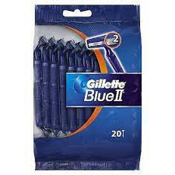 Manual shaving razor Gillette Blue II 20 Units